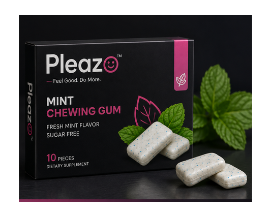 Pleazo Chewing Gum – Mint Flavor
